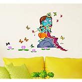 Decals Design 'Lord Krishna with Flute Cute' Wall Sticker (PVC Vinyl ...