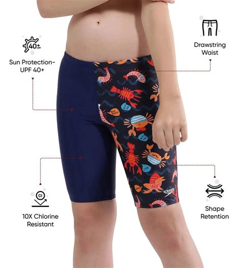 Buy Speedo Allover Digital Jammer Harmony-Pure-Blue-White Swimwear ...