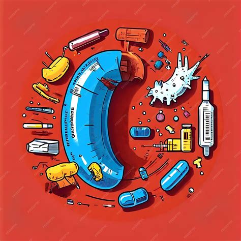 Diagram depicting the effect of antibiotics on diarrhea | Premium AI-generated image