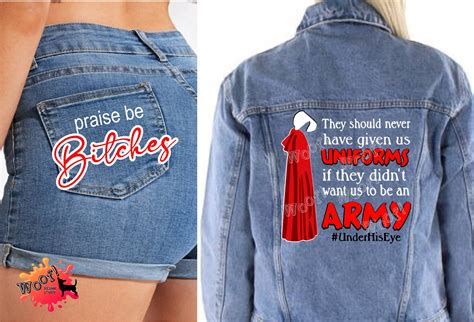 Handmaid Under His Eye Praise Be June Bonnet Offred - Etsy