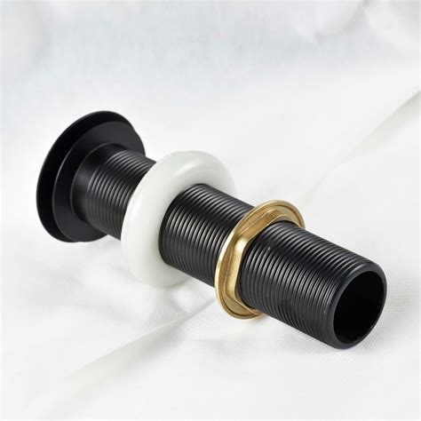 InArt Brass Full Threaded Pop Up Waste Coupling 32 MM 7", Brass Top Bl ...