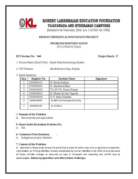 Dti problem identification templet (1)23 - DESIGN THINKING & INNOVATION ...