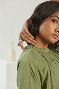 Olive Green Dress | Womens Dress | Womens Dress by Fitkaari – Brown Living™
