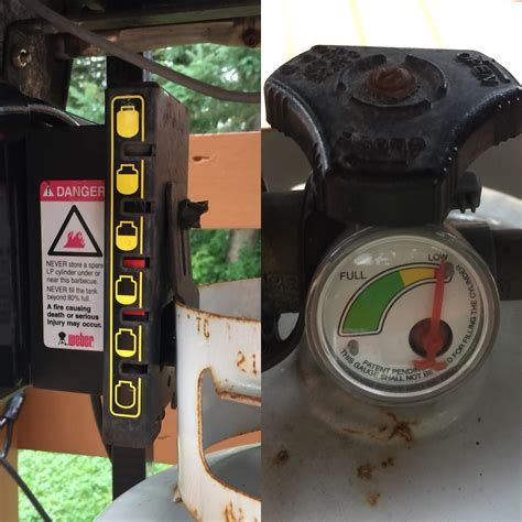 Weber propane tank gauge... more accurate than the tank itself? : r ...