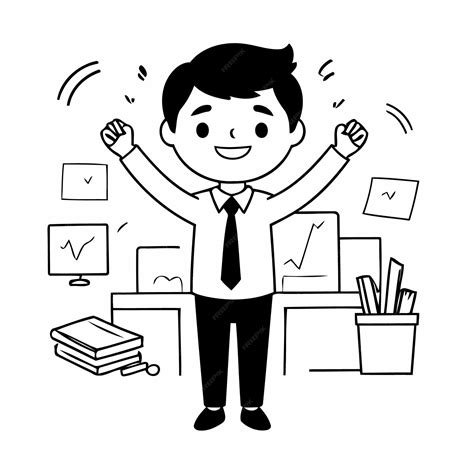 Business Black and White Illustration 的图像结果