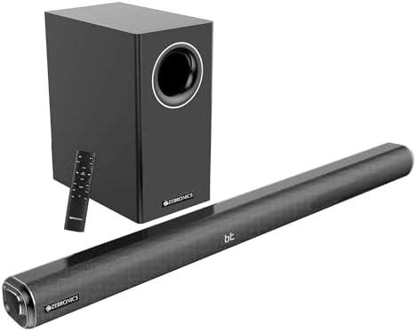 Portronics Pure Sound 108 160W Bluetooth Soundbar with Deep Bass, 6.5 ...