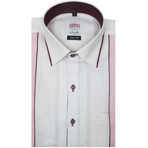 Charaghdin.com - Combination White Shirt