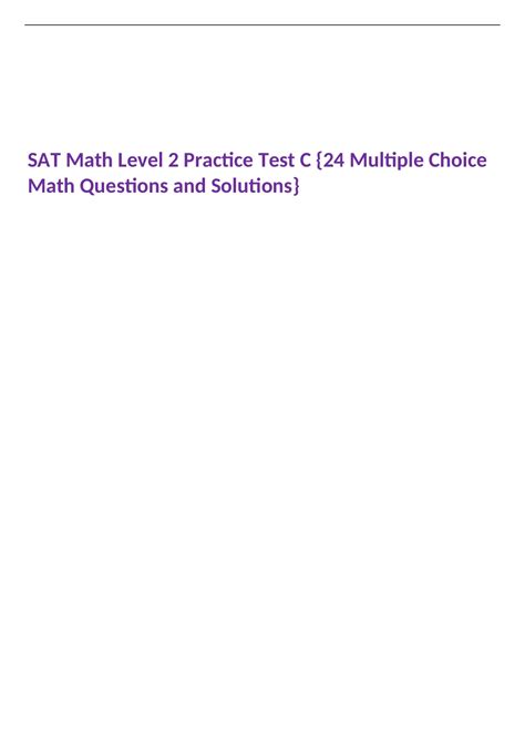 Image result for IES Sat Math Test 2
