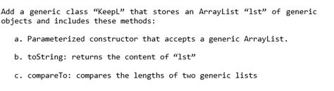 Image result for Generic Class ArrayList Java