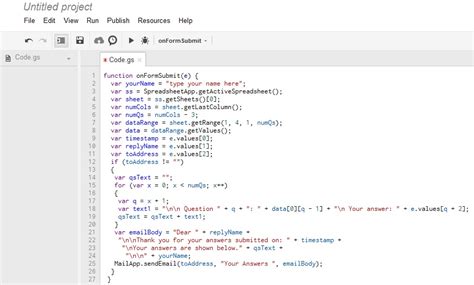 Image result for Google Forms Programming Language
