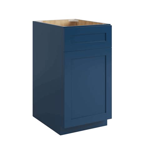 Navy Blue Cabinets With Grey Floors