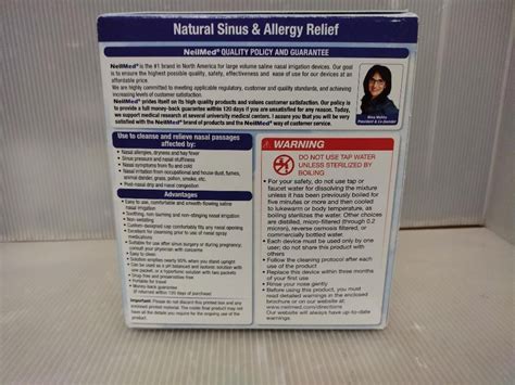 Buy NeilMed Sinus Rinse - A Complete Sinus Nasal Rinse Kit With 60 ...