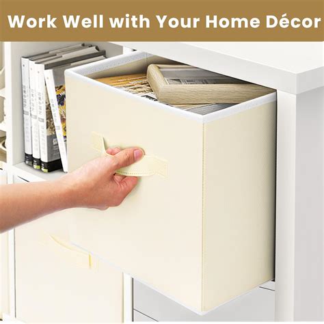 Criusia Storage Cubes, 11 Inch Clothes Storage Bins India | Ubuy