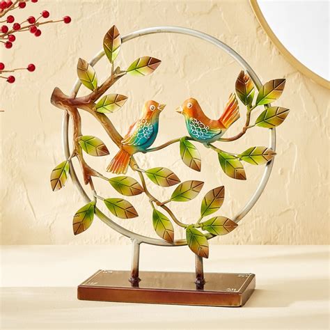 Buy Corsica Mystic India Metal Birds in Ring Figurine from Corsica by ...