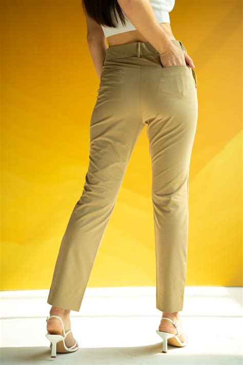Buy Women's Camel Stretch Pants Online In India