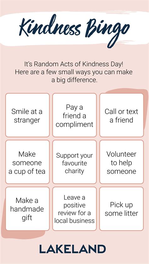 Random Acts Of Kindness Examples