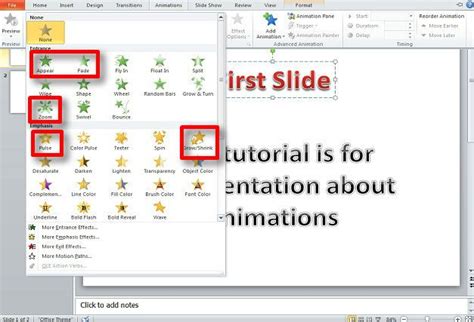 Image result for Animation PowerPoint 2010 Tutorial