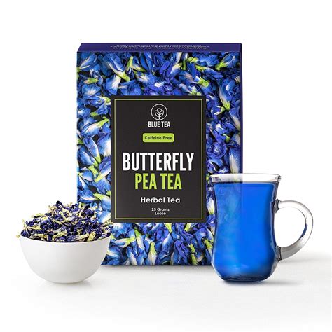 BLUE TEA - Butterfly Pea Flower Tea | 50 Cups - 0.88 Oz | NATURAL FOOD ...