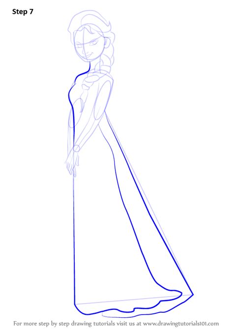 Image result for Elsa Drawing Step by Step