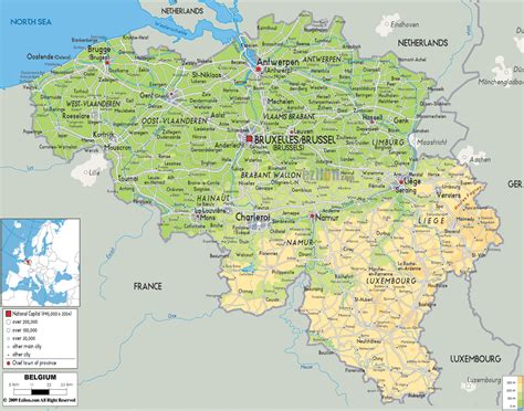 Maps of Belgium | Map Library | Maps of the World