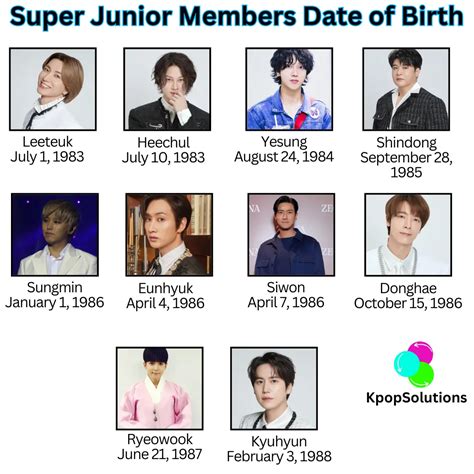 How Old Are Super Junior Members? (2024 Updated) - K-pop Solutions