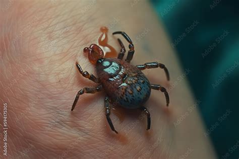Image result for Embedded Deer Tick