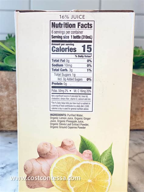 Organic Suja Ginger Love Lemonade at Costco | CostContessa