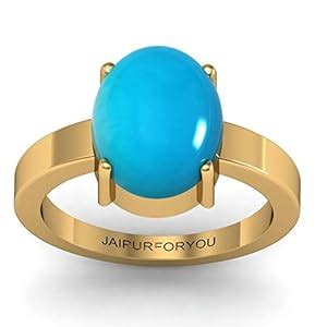 Jaipurforyou Certified Turquoise (Firoza) 8.40cts or 9.25 ratti ...