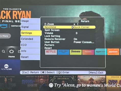 Epson Projector Adjust Screen Size 的图像结果