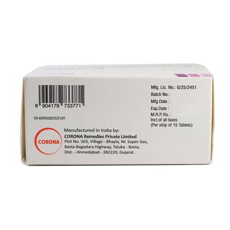 Rosuless-20 Tablet 15's Price, Uses, Side Effects, Composition - Apollo ...