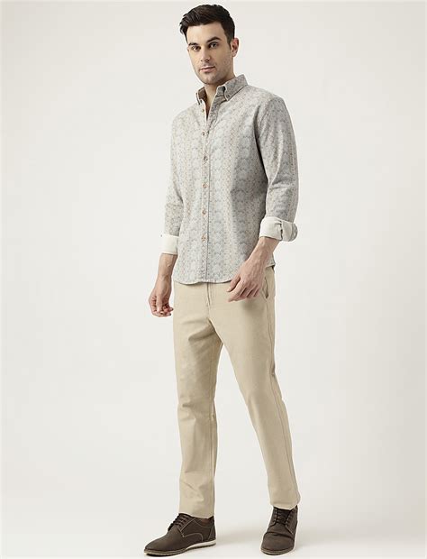 Buy Cotton Relaxed Fit Printed Shirt at Marks & Spencer