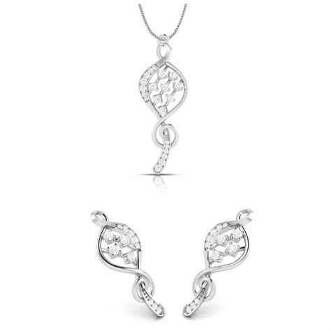 Designer Platinum with Diamond Pendant Set for Women JL PT P NL 8491 ...