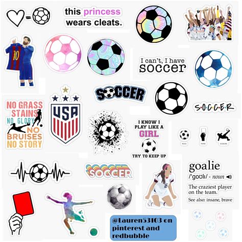 Printable Soccer Stickers - Printable Word Searches