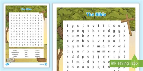 The Bible Word Search, Bible Words, Bible