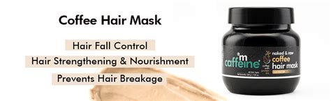 mcaffeine Anti Hair Fall Hair Mask For Dry & Frizzy Hair, For Curly ...