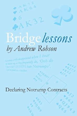 Buy Bridge Lessons: Declaring Notrump Contracts Book Online at Low ...