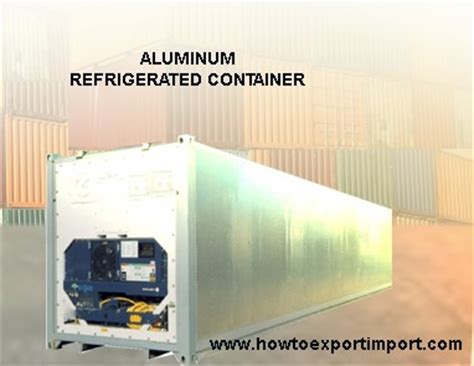 Dimension details of 20’ Aluminum Refrigerated container