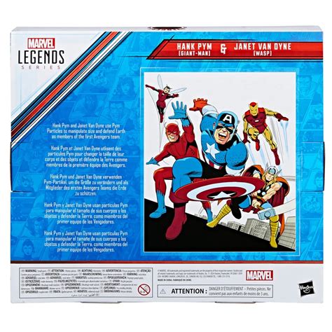 Avengers Marvel Legends Series Hank Pym (Giant-Man) and Janet Van Dyne