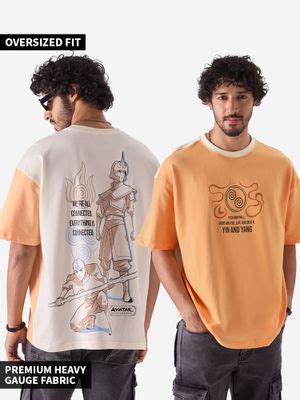 Buy The Souled Store Official Avatar: Balance Men Oversized T-Shirt Online
