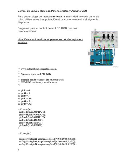 Image result for Controlar LED Con Potenciometro Arduino