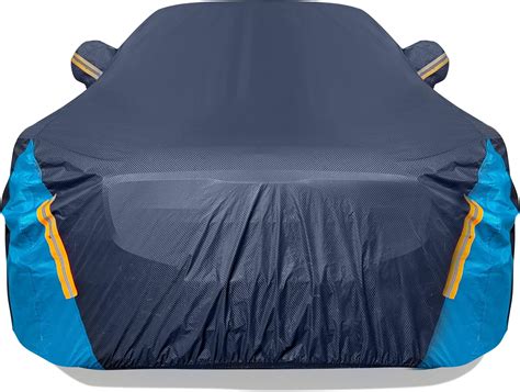 Car Cover Waterproof All Weather for Automobiles, 6 Layers Outdoor Full ...