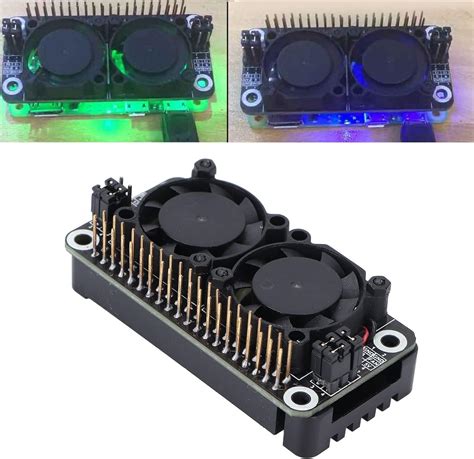 Buy Aluminium Alloy Case Kit for Raspberry Pi Zero 2 W, Dual Fans ...