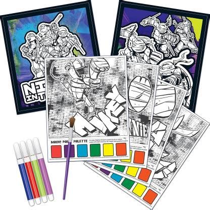 Savvi Teenage Mutant Ninja Turtles Coloring Activity Kit (6-Pack ...