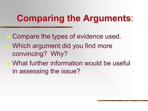 Image result for Example Evaluation of Arguments