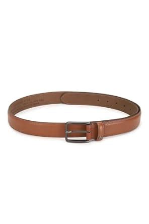 Buy Allen Solly Leather Men Brown Textured Casual Belt at Amazon.in