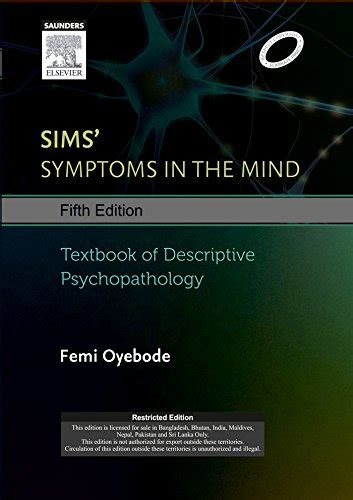 Buy Sims' Symptoms in the Mind : Textbook of DescriptivePsychopathology ...