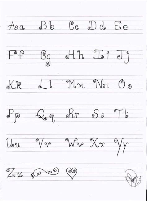 Spanish alphabet Handwriting worksheets Cursive Foreign languages ...