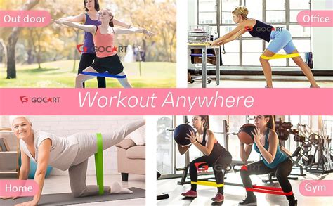 GOCART WITH G LOGO Stretch Loops for Unisex for Fitness Workout ...