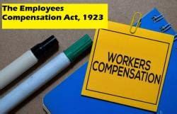 The Employees Compensation Act, 1923 - Labour and Industrial Law - CLAT