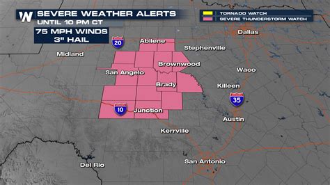 Baseball Size Hail Possible in Texas Tonight - WeatherNation